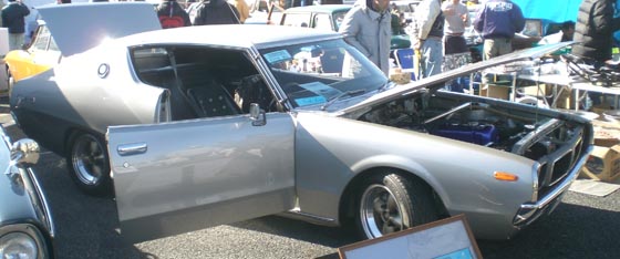 An awesome kenmeri Skyline badged as a Datsun 240K