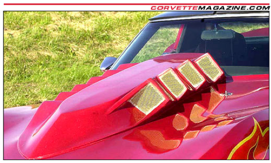Corvette Stingray Logo. by a giant Stingray logo