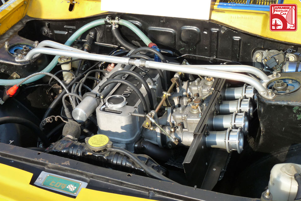 Tomei specializes in engines and they extract 170PS from this A12 from the