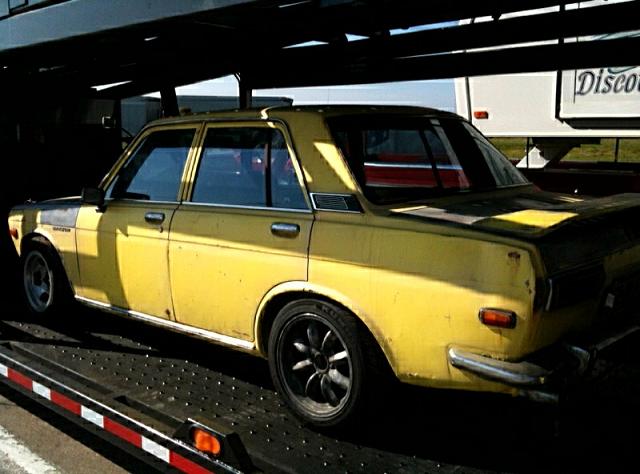 Datsun 510 Spotted on Transformers 3 Set