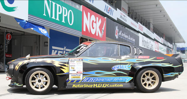 This RA28 Toyota Celica Liftback is the newly liveried 2011 D1GP race 