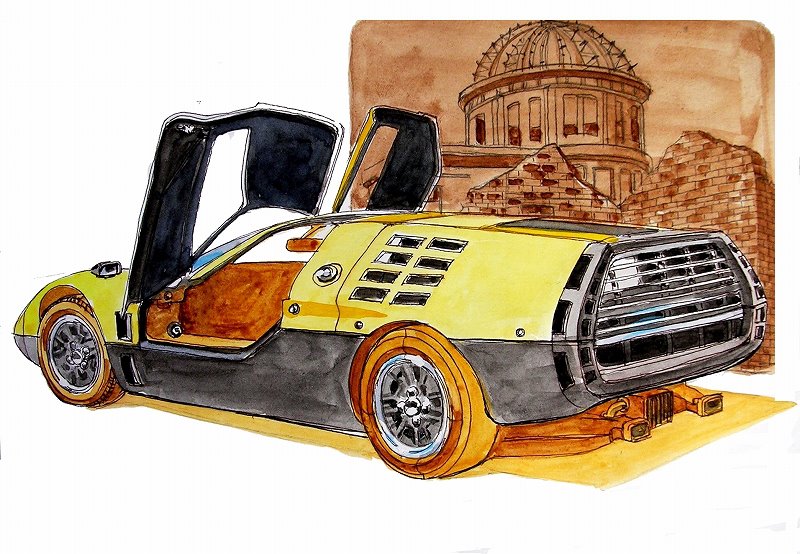 Wednesday Wall: Mazda watercolors by Miki Nakajima Wednesday Wall: Mazda watercolors by Miki Nakajima