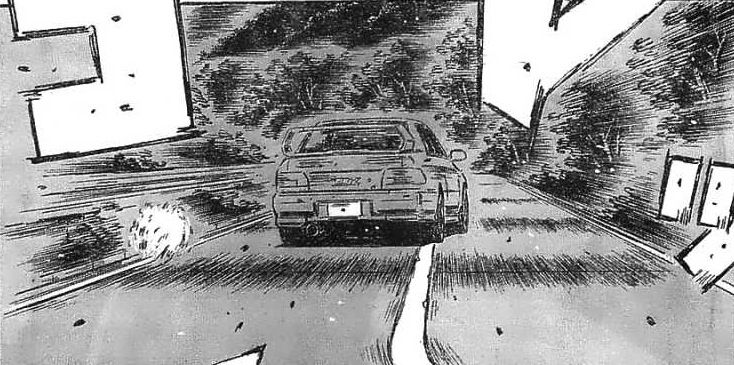 Initial D 1st Stage: Takumi overtakes Keisuke (original scene