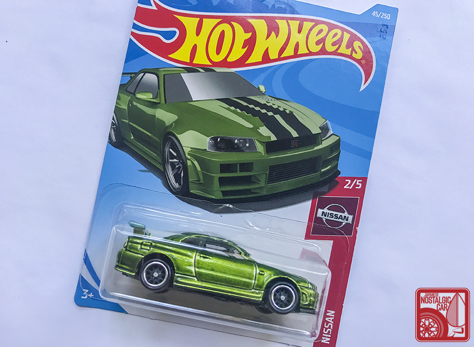 hot wheels nissan skyline r34 2019