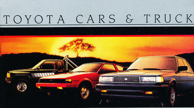 Toyota 1985 brochure cover