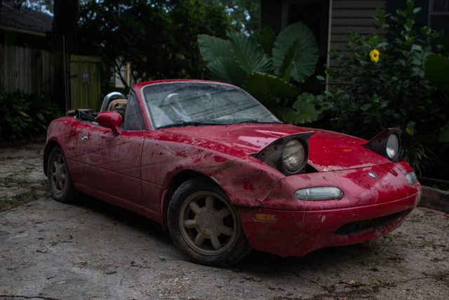 Mazda Miata Louisiana flood 01