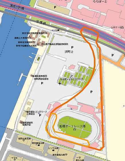 Funabashi Circuit Map