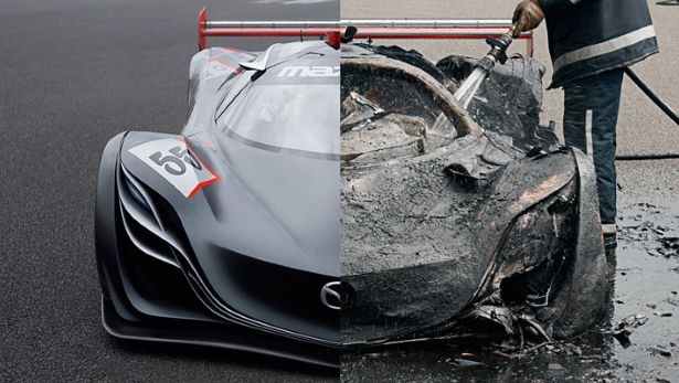 Mazda Furai burnt