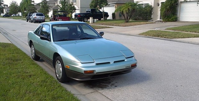 1989 Nissan 240SX two-tone coupe