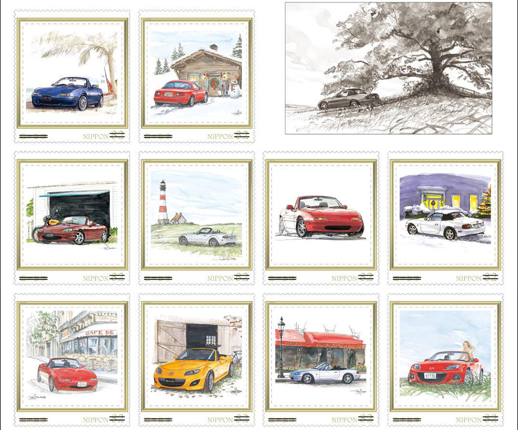 送料込み！すぐ発送 Mazda MX-5 35周年記念ミニカー ROADSTER S Leather Package（2024） モデルカー 1/43