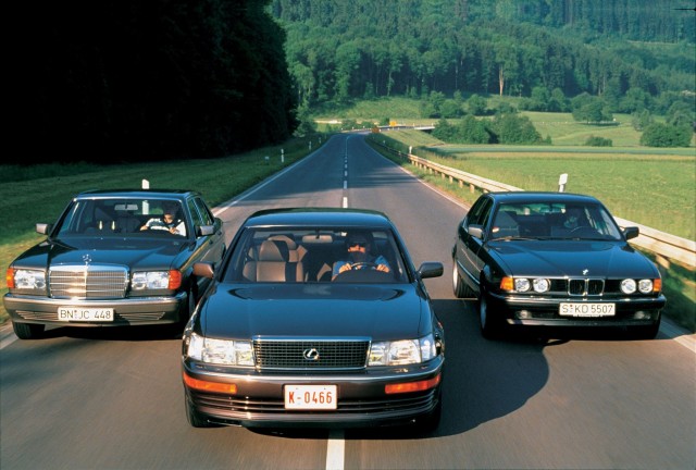 Lexus LS400 BMW 7Series Mercedes 420SEL
