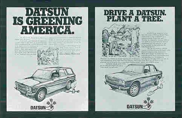 Drive a Datsun, Plant a Tree