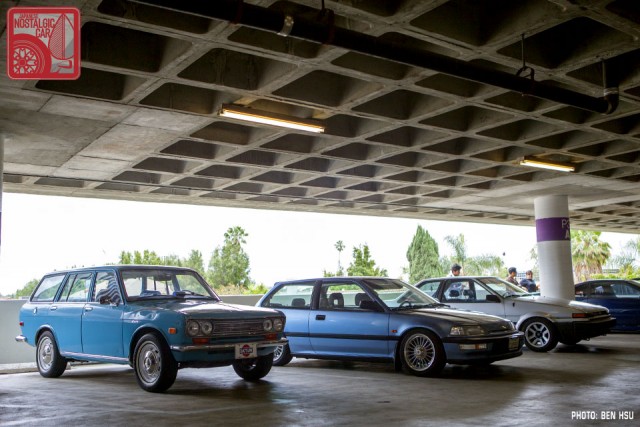 30_Datsun 510 Wagon & Honda Civic EF
