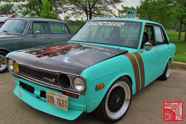 Datsun 510 Sedan Front Team_Nostalgic Chicago