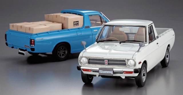 Hasegawa Nissan Sunny B120 truck kouki