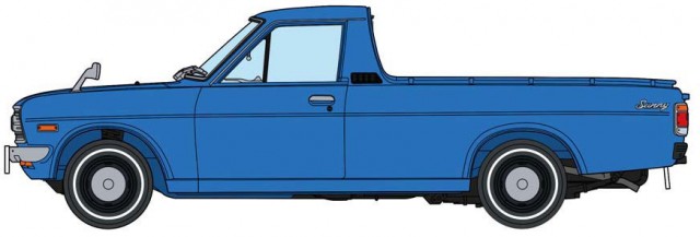 Hasegawa Nissan Sunny B120 truck zenki