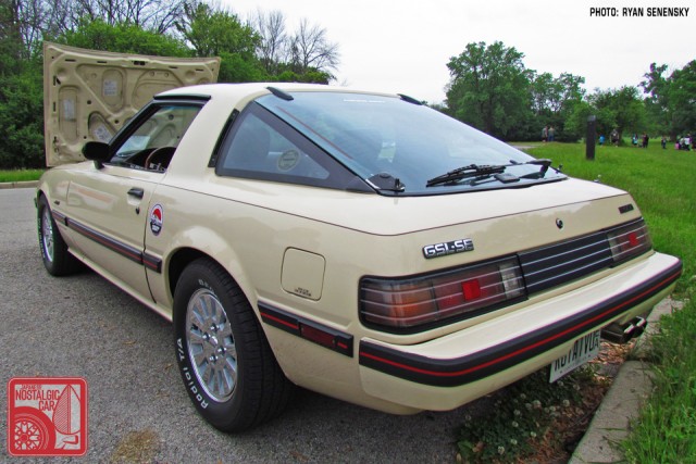 Mazda RX7 FB White Rear Three Quarter Team_Nostalgic Chicago