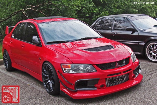 Mitsubishi Lancer Evo 9 Front Three Quarter Team_Nostalgic Chicago