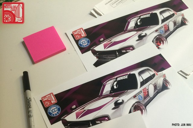 Hot Wheels Nissan Skyline Hakosuka JNC at JCCS sign sheet