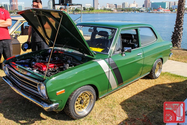 104-JR3916_Datsun1200-NissanSunnyB110 JCCS 2015 green