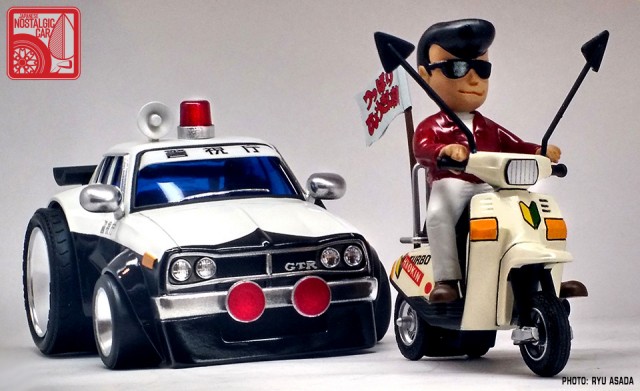 08_Gunze Nissan Skyline C10 Hakosuka Patrol Car kit by Ryu Asada