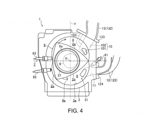 Mazda SkyActiv-R rotary engine patent drawing 04