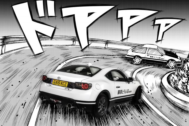 Toyota Returns to Manga Classic 'Initial D' for GR86 Launch