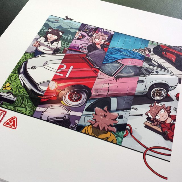 Print – “My Fairlady Z” by San Mamiya | Japanese Nostalgic Car Print – “My Fairlady Z” by San Mamiya | Japanese Nostalgic Car