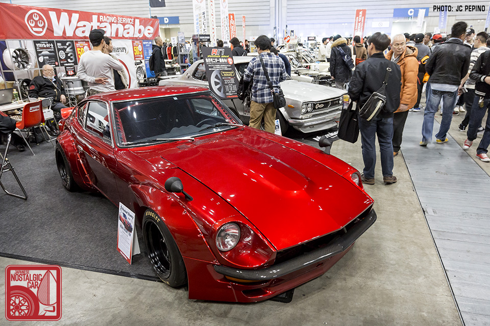 At the RS-Watanabe booth, the star car was the Rocket Bunny Fairlady Z. Nat...
