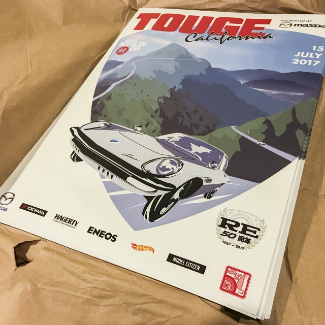 Touge California 2017 poster