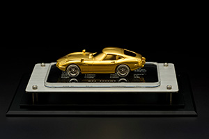 MINICARS: This 24-karat gold Toyota 2000GT model is definitely not