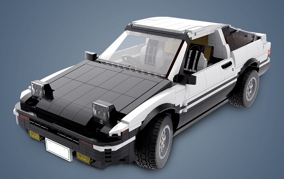 Minicars Lego Should License This Unlicensed Initial D Ae86 Japanese Nostalgic Car