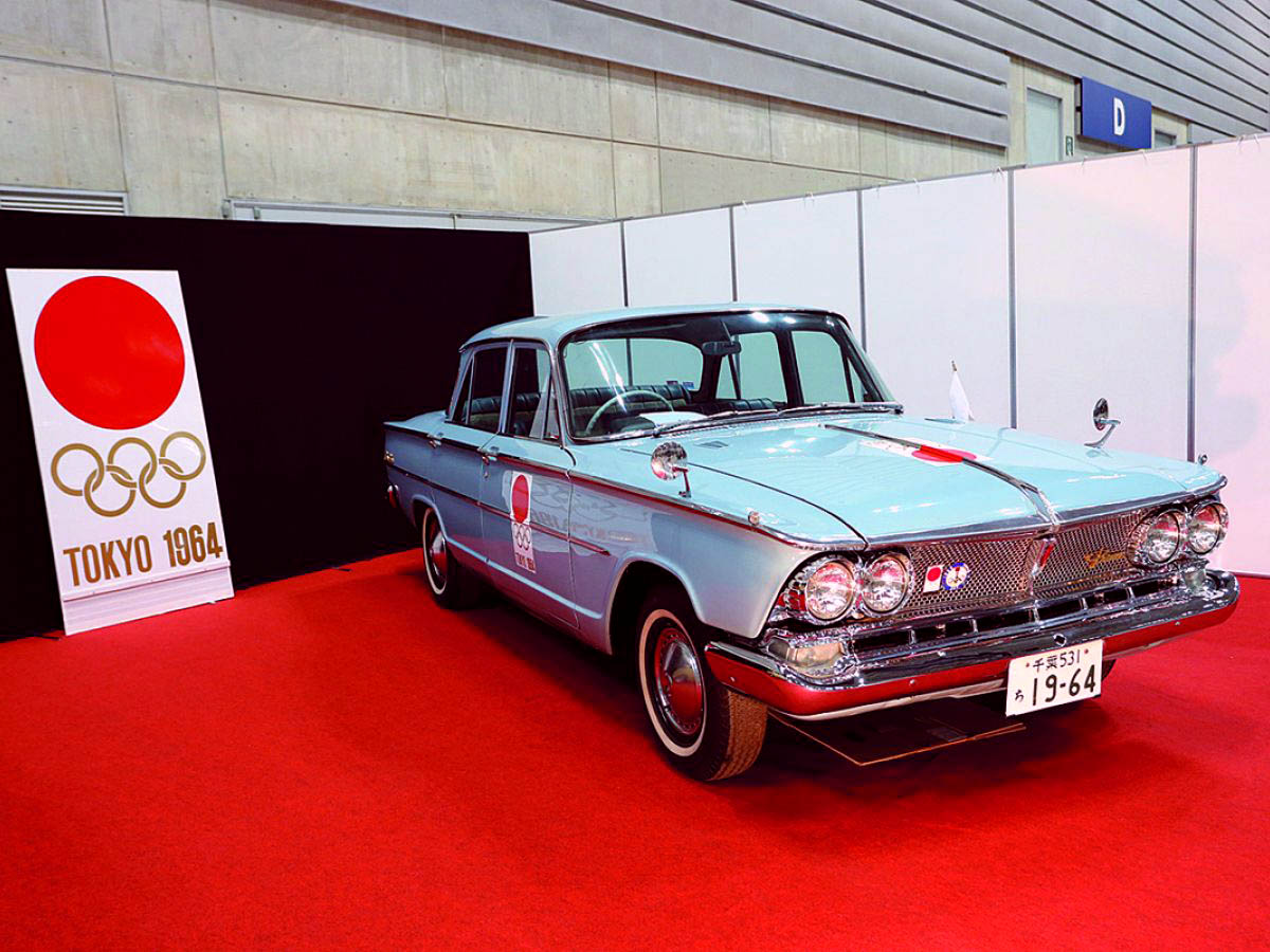Japan brought out its best cars for the Tokyo Olympics in Japan brought out its best cars for the Tokyo Olympics in