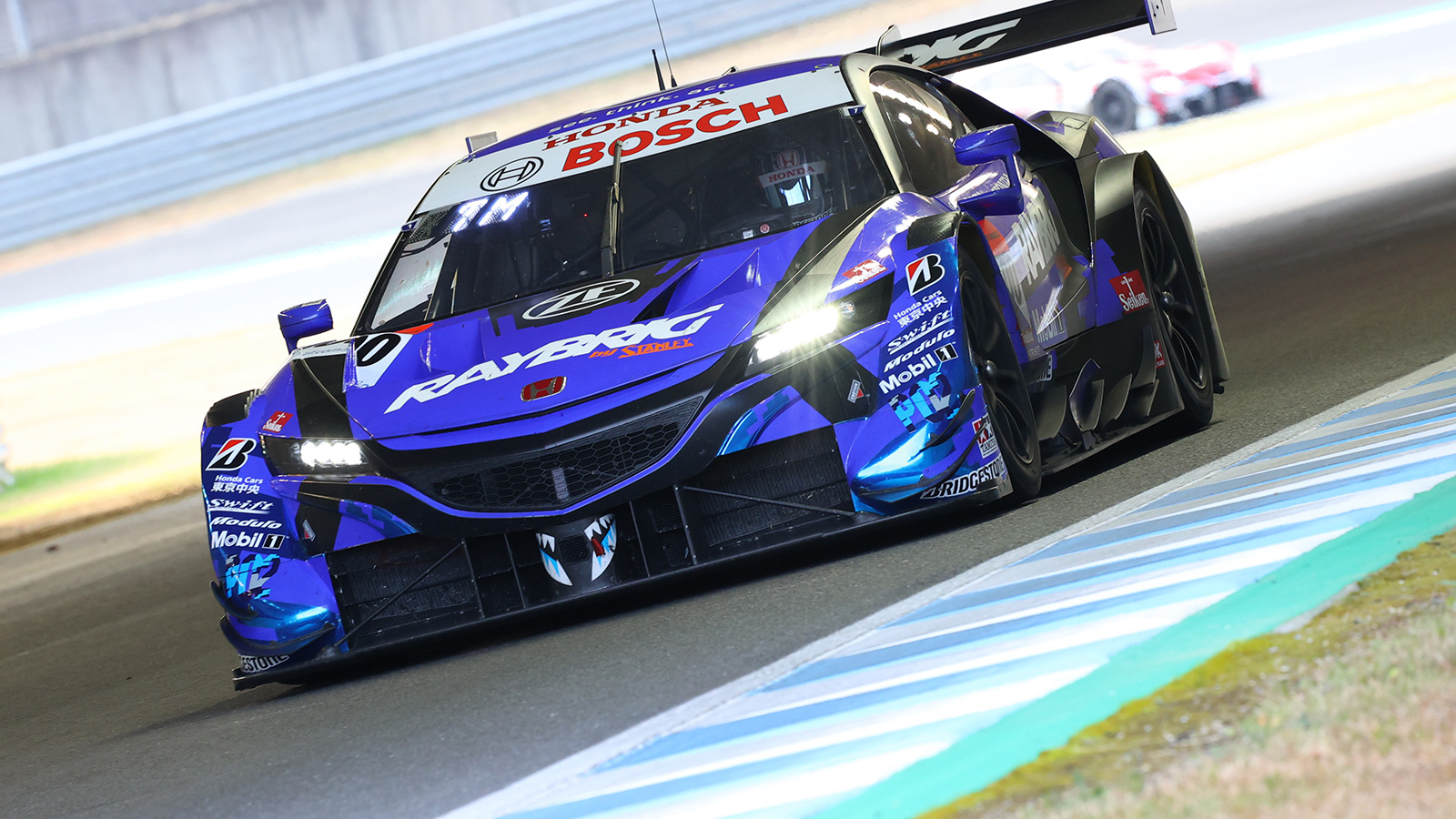 MOTORSPORT: The Raybrig NSX finished its final race in a jaw MOTORSPORT: The Raybrig NSX finished its final race in a jaw