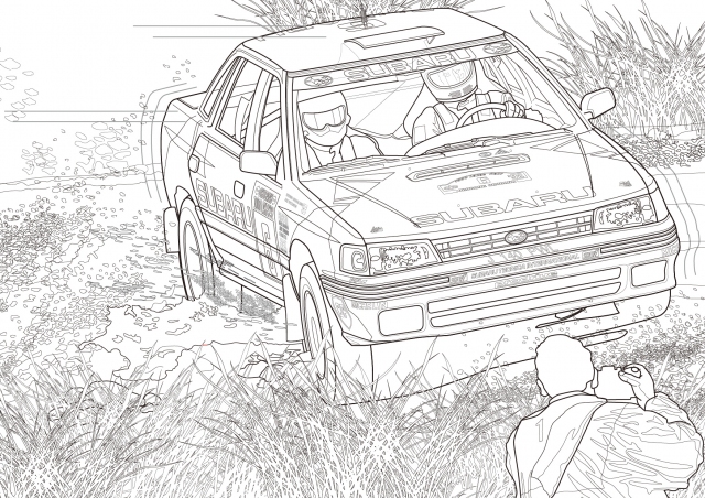 Subaru’s Online Museum offers odd concept cars, coloring sheets, and