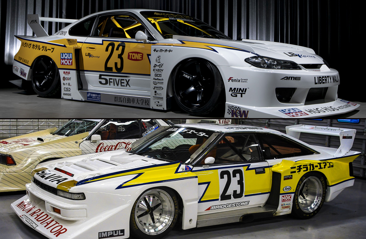 LBWK リバティウォーク　S15 FDJ スケートボード板　 壁取付け金具付き LBWK リバティウォーク S15 FDJ スケートボード板 壁取付け金具付き