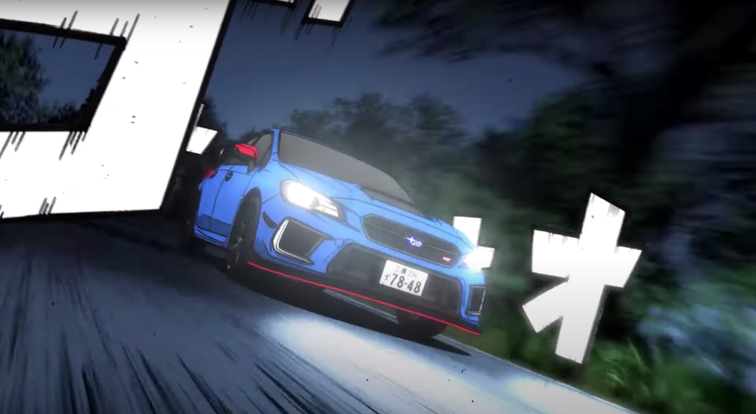 Subaru sends off the WRX STI with Initial D anime-style ad