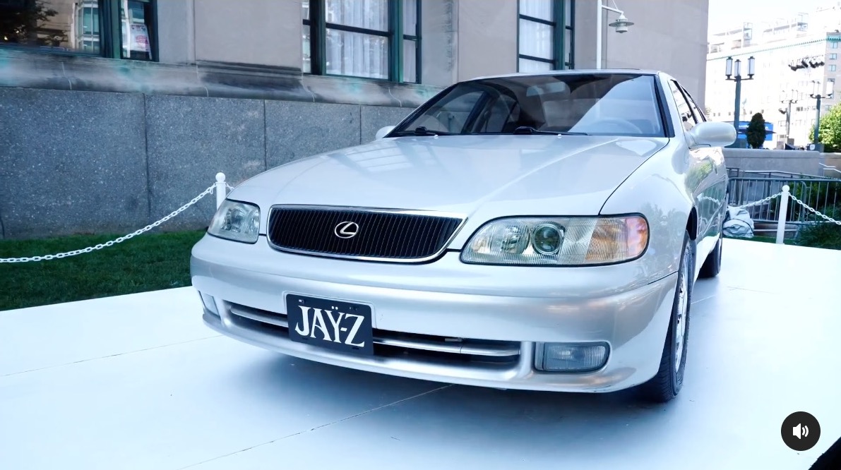 Jay-Z's Lexus GS300 on display at Brooklyn Public Library Jay-Z's Lexus GS300 on display at Brooklyn Public Library