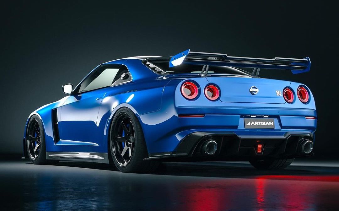 R35 conversion turns Nissan GT-R into R34 Skyline homage