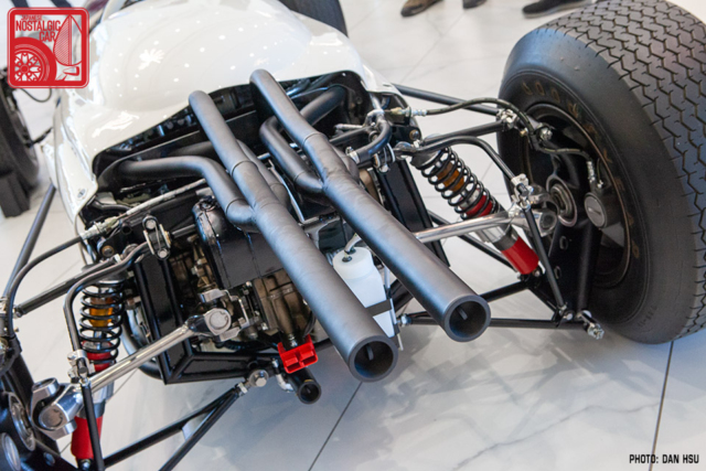 A rare look at the 1965 Honda RA272 Formula 1 racer as it